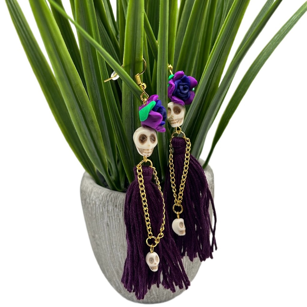 💜 Day Of The Dead Earrings